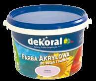 PERFEKCYJNA BIEL 10 l farba akrylowa, wewnętrzna, wydajność 10  246932 5 l