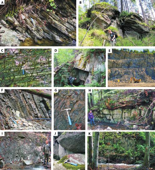 Geotouristic values of the Gorce National Park and its surroundings (The Outer Carpathians, Poland) A B C D E F G H I J K Fig. 6.