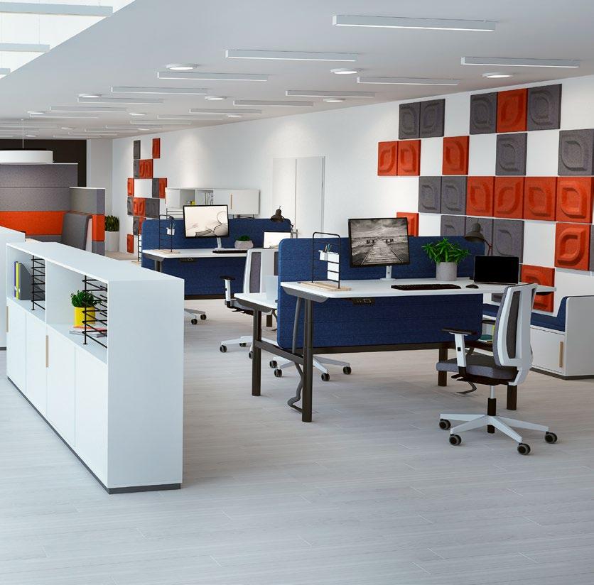 Today s world is based on knowledge and quick access to information. The workbench workstation formula, supports communication and ensures an easy flow of information between employees.