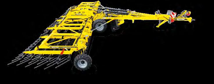 Ważne elementy robocze STRIEGEL PRO PE STRIEGEL PRO PN Hydrauliczna kontrola kąta pracy prętów