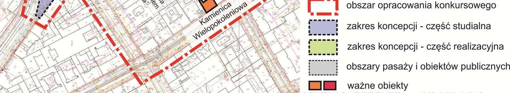 Szwedzką, - terenem wokół pałacyku Konopackiego, - fragmentem terenu przy LXXVI Liceum
