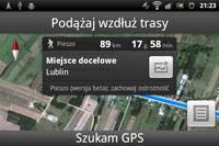 oraz nawigację Google.