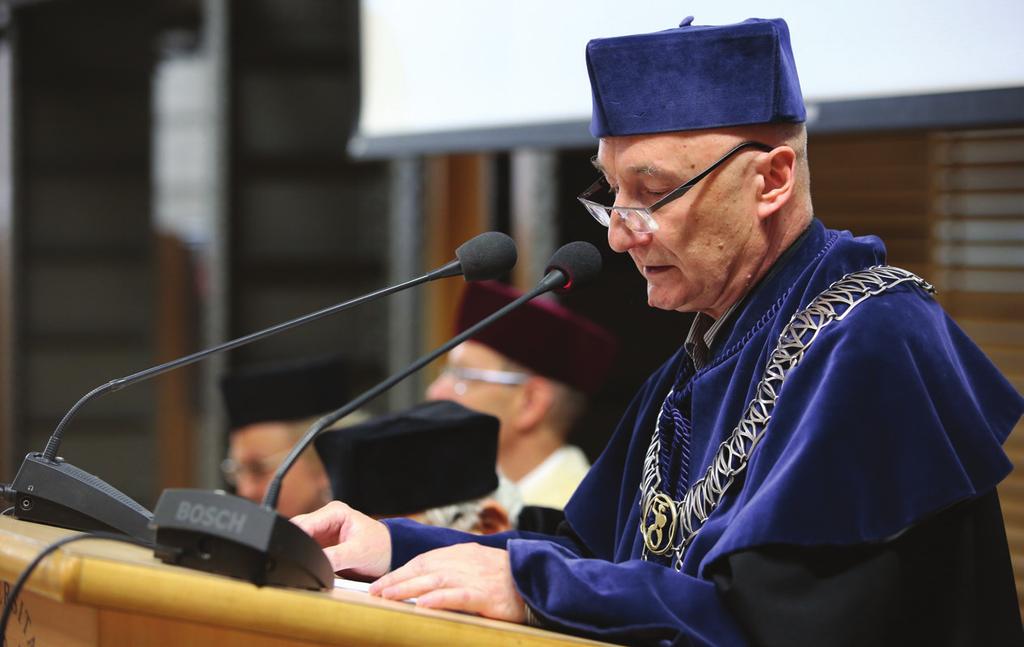 Janusz Adamowski Wręczenie dyplomu doktora