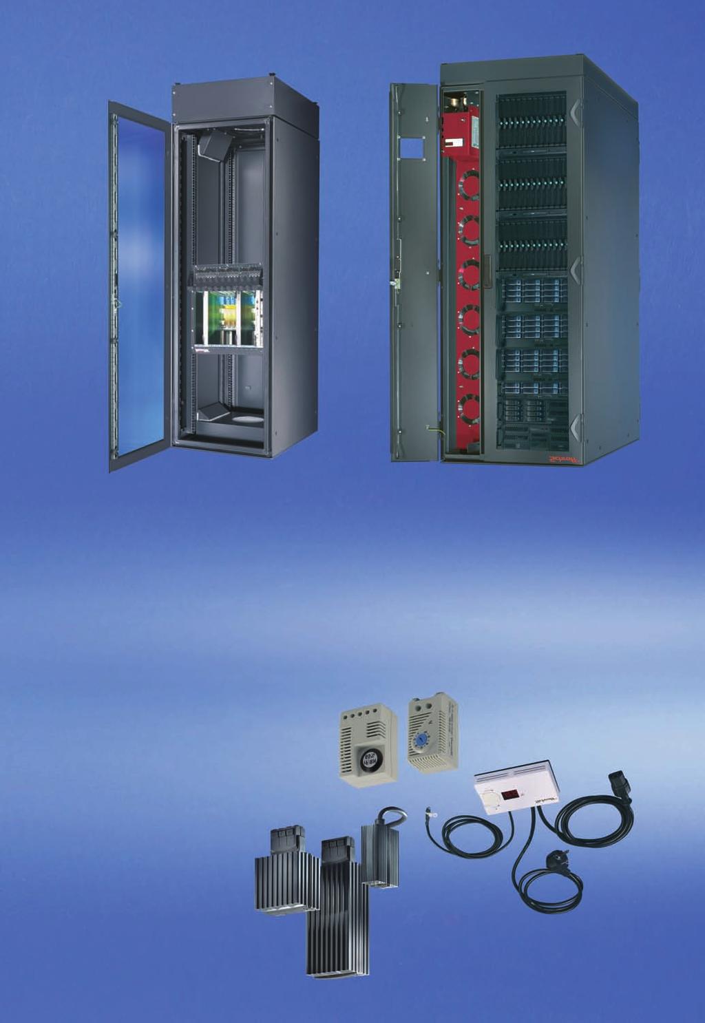 Climate control Overview.... 4.0 Cooling concepts.... 4.2 19" fan trays. 4.4 Accessories Heaters Speed controllers Thermostats Hygrostats Air filtered fans........ 4.18 Air conditioners.. 4.28.
