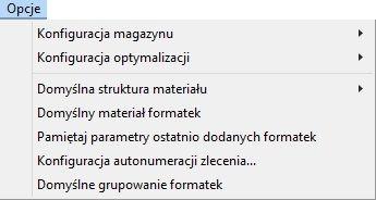 optymalizacji, materiałów, miejsca zapisu projektów i inne.