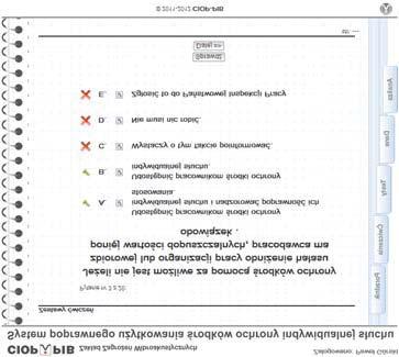 tak e mo e przeprowadziæ æwiczenia weryfikuj¹ce zdobyt¹ wiedzê, w tym przy wykorzystaniu szkoleniowego ochronnika W opisywanym systemie wydzielono trzy poziomy uprawnieñ i zwi¹zane z nimi trzy