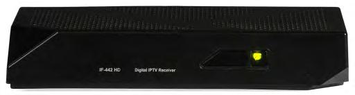 HDMI maks. 100 m Odbiornik cyfrowy IF-442HD IPTV maks.