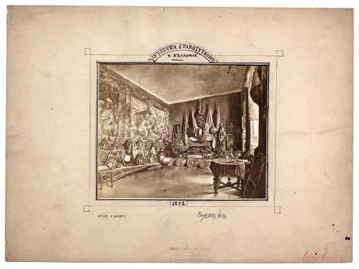 5 6 5. Obraz Sala trzecia wystawy starożytności, fot. Awit Szubert (?), 1873, awers. Fototeka IHS UJ, sygn. IHSUJ P 019822. Repr. Fototeka IHS UJ 6. Obraz Sala trzecia wystawy starożytności, fot. Awit Szubert (?), 1873, rewers.