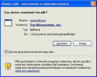 Upewniamy się co do nazwy, pod i wybieramy przycisk.