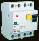 Wyłączniki różnicowoprądowe EPRP6 (4-biegunowe AC) Residual Current Device EPRP6 (four-pole, AC-type) Cat. no. In / In Ilość szt. w opak.