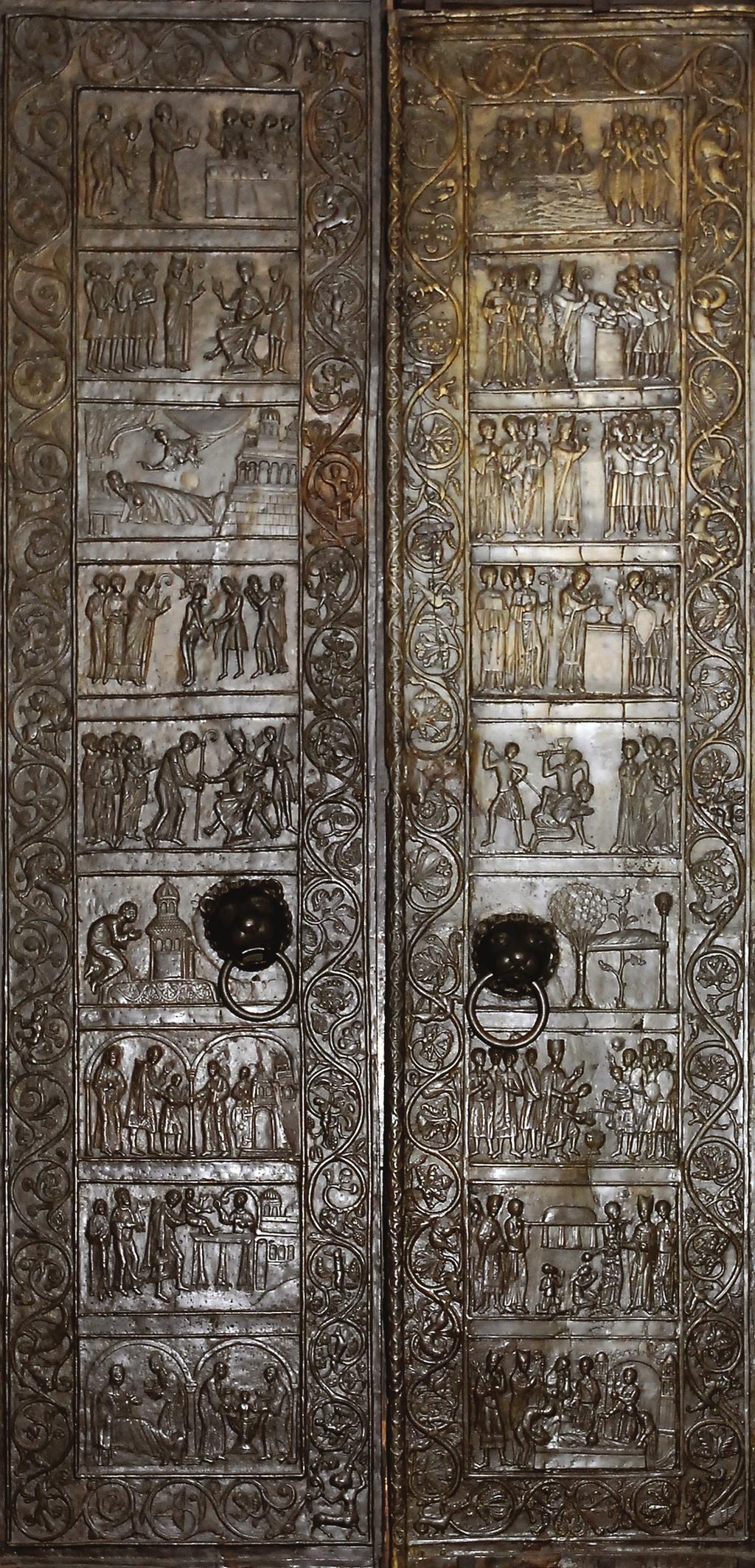 5 Cesarz Otton II wręcza Wojciechowi pastorał symbol władzy biskupiej 8 11 6 Cud uzdrowienia człowieka opętanego przez złego ducha 7 Objawienie się Wojciechowi we śnie Chrystusa, który domaga się