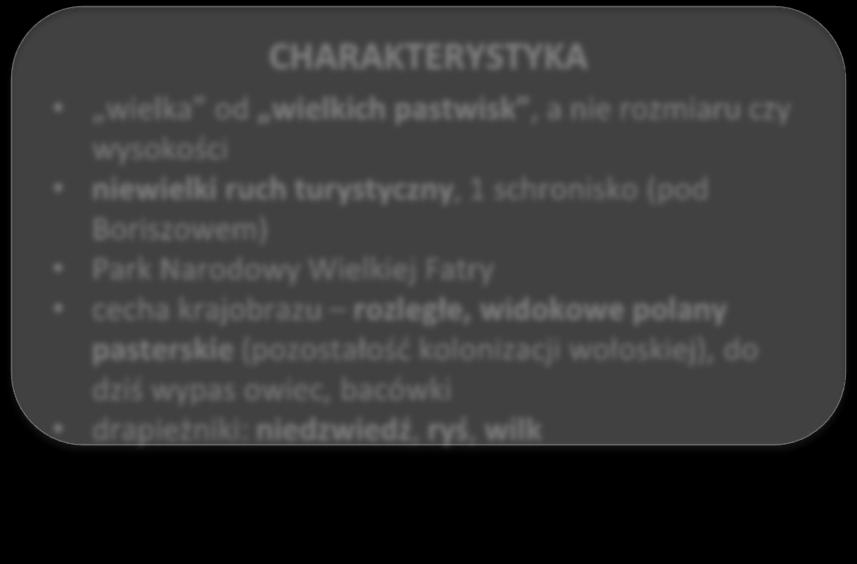 krystaliczny, Ostredok (1592 m n.p.m.) Część centralna (Holna i Bralna), Szypska Fatra, Siprun, Kotolnica, Masyw Zwolenia CHARAKTERYSTYKA źródło: pl.wikipedia.