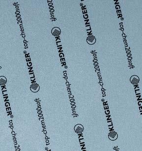 KLINGER top-chem soft Wymiary standardowych płyt Wielkości: x mm. Grubości:, mm,,5 mm,, mm,, mm. Tolerancje: grubość ± %, długość ± mm, szerokość ± mm.