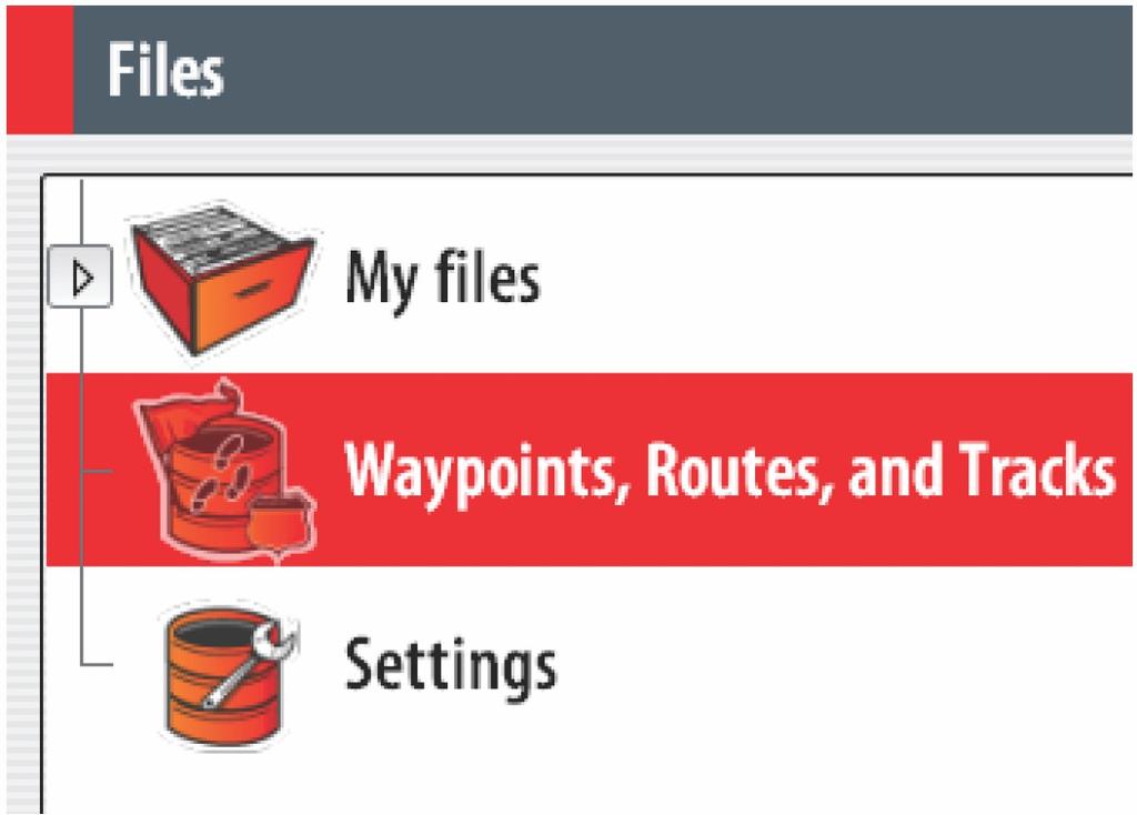 Rozdział 1 - Informacje ogólne 5. Wybrać Waypoints (Punkty), Routes (Trasy) i Tracks (Ścieżki). 52711 6. Wybrać żądany format pliku i nacisnąć polecenie Export (Eksportuj). 7.