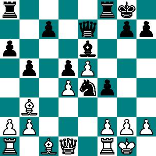 17.f3 Sg3!? Ruch znany od czasów wielkiego turnieju w Wiede? 1882. 18.We1 18.Wf2! 18...Hh4 19.hxg3 19.Hd3 Sf5 20.Gd2= 19...fxg3 20.