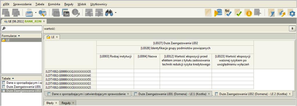 2. Formularz LE02 Rysunek 3.