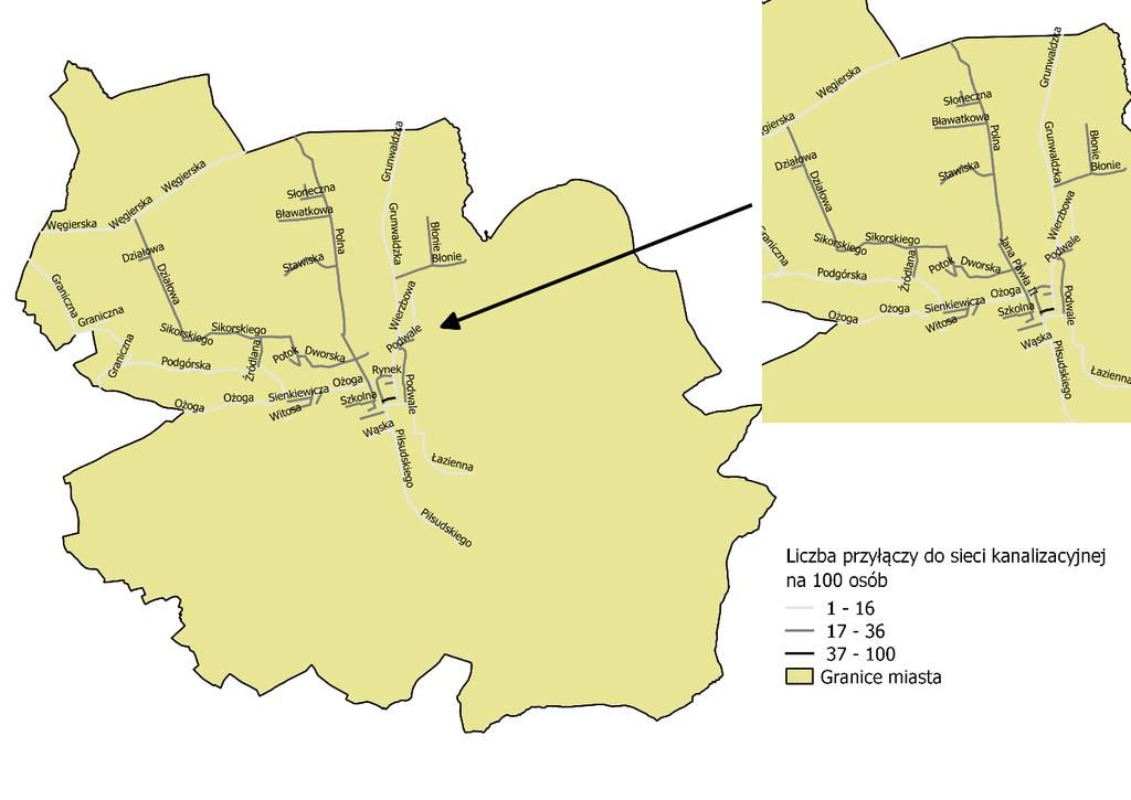 100 mieszkańców w 2016 roku Źródło: Opracowanie
