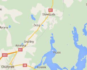 do województwa warmińskomazurskiego, powiatu olsztyńskiego oraz do gmin: Olsztyn, Stawiguda i Olsztynek. Mapa 3.1. Olsztyn Olsztynek. Trasa inwestycji Źródło: https://www.google.
