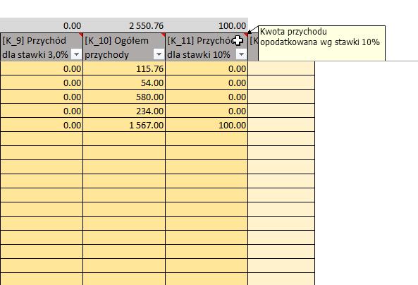 Trzeba przyznać, że Ustawodawca w specyfikacji JPK nadał poszczególnym kolumnom zestawienia EWP bardzo krótkie nazwy: K_1, K_2,. (ich numery odpowiadają kolumnom wzorca Ewidencji Przychodów).
