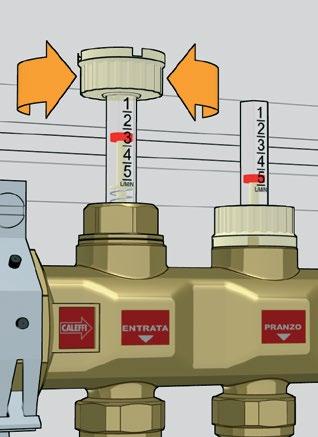 skalą 5 l/min (). Takie rozwiązanie przyspiesza i ułatwia równoważenie instalacji.