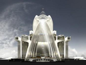 Rozpoczęto budowę. W realizowanym projekcie Świątyni dużą rolę odgrywa światło przenikające do jej wnętrza począwszy od kopuły, aż po posadzkę kościoła.