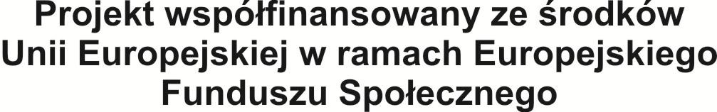 Regulamin / Zasady udziału w projekcie Pogłębianie kwalifikacji 1 Postanowienia ogólne 1.