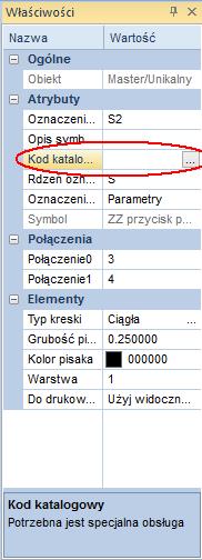 3.+ Wykonaj dwuklik na rodzinie Rozłączniki 1P. 4.+ Kliknij na symbol ZZ przycisk powrotny. 5. Przesuń kursor na rysunek. 6.+ Wstaw przycisk.