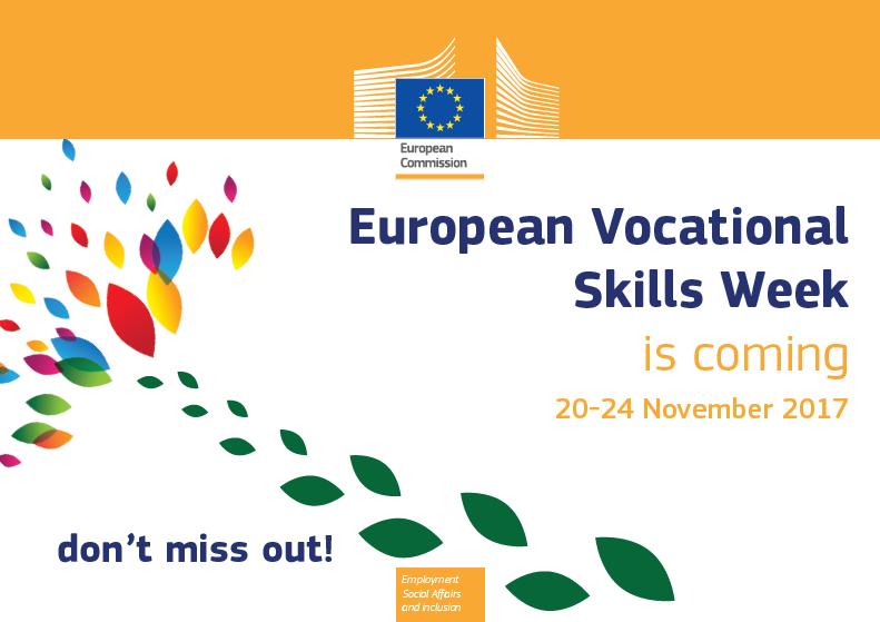 Europejski Tydzień Umiejętności Zawodowych Kiedy: 20.11.2017 24.11.2017 Konferencje, warsztaty, wystawy i dyskusje tak wygląda program pierwszego w historii Europejskiego Tygodnia Umiejętności Zawodowych.