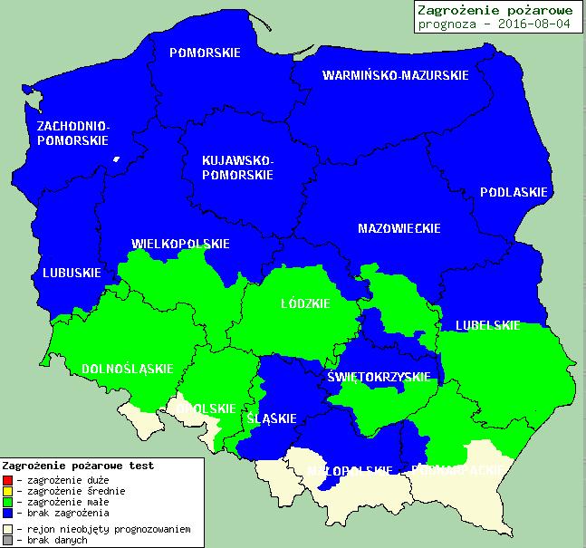 Zagrożenie pożarowe w
