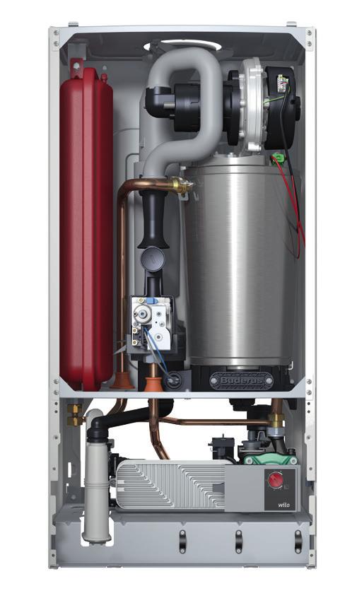 SSPRAWNOŚĆ Łatwa zmiana rodzaju gazu Kotły kondensacyjne Logamax plus GB062V2 dostosowane są do spalania wszystkich powszechnie występujących w Polsce gazów, tj. E, Lw, Ls lub B/P.