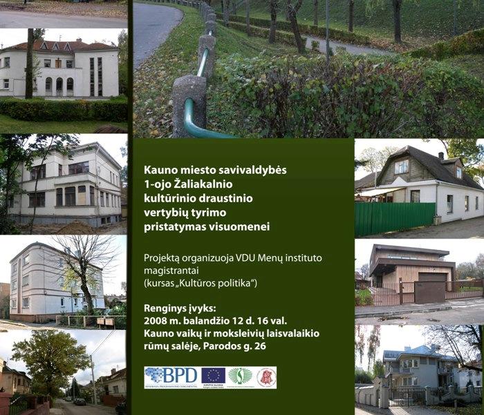 Nijolė Lukšionytė inicijavo Žaliakalnio architektūros ir tradicinės aplinkos pažinimo ir animavimo veiklą.