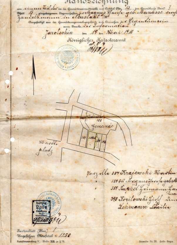 MAPKA KATASTRALNA POSIADŁOŚCI