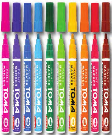 Marker olejowy PX-20, fioletowy 23% na zam. Marker olejowy PX-20, niebieski 23% na zam. Marker olejowy PX-20, pomarańczowy 23% na zam. Marker olejowy PX-20, różowy 23% na zam.