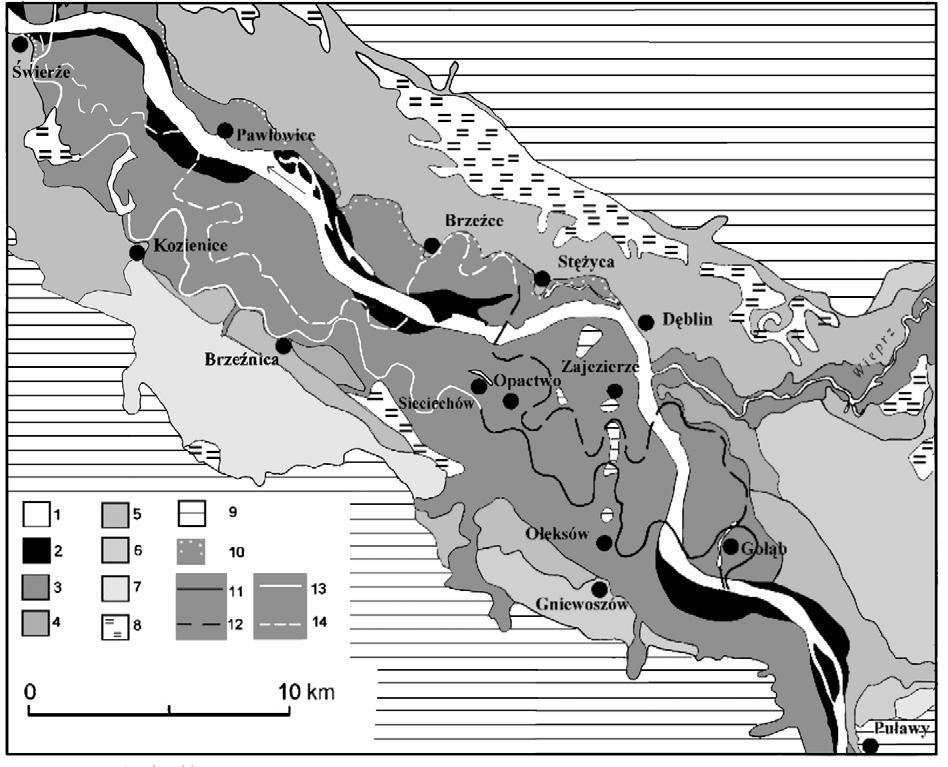 217 zachodu, później od południa i wschodu, burząc kolejne fragmenty miasta, port i most na Wiśle.
