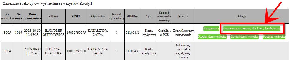 Istnieje możliwość, iż wydanie decyzji kredytowej zostanie wydłużone w czasie, wtedy wniosek zmieni status na wydłużona weryfikacja.