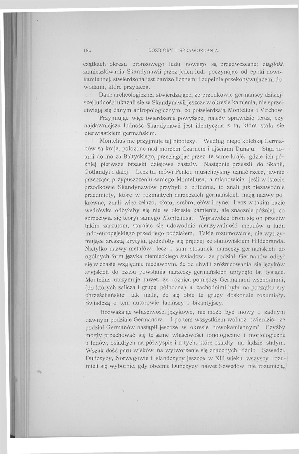 180 ROZBIORY I SPRAWOZDANIA.