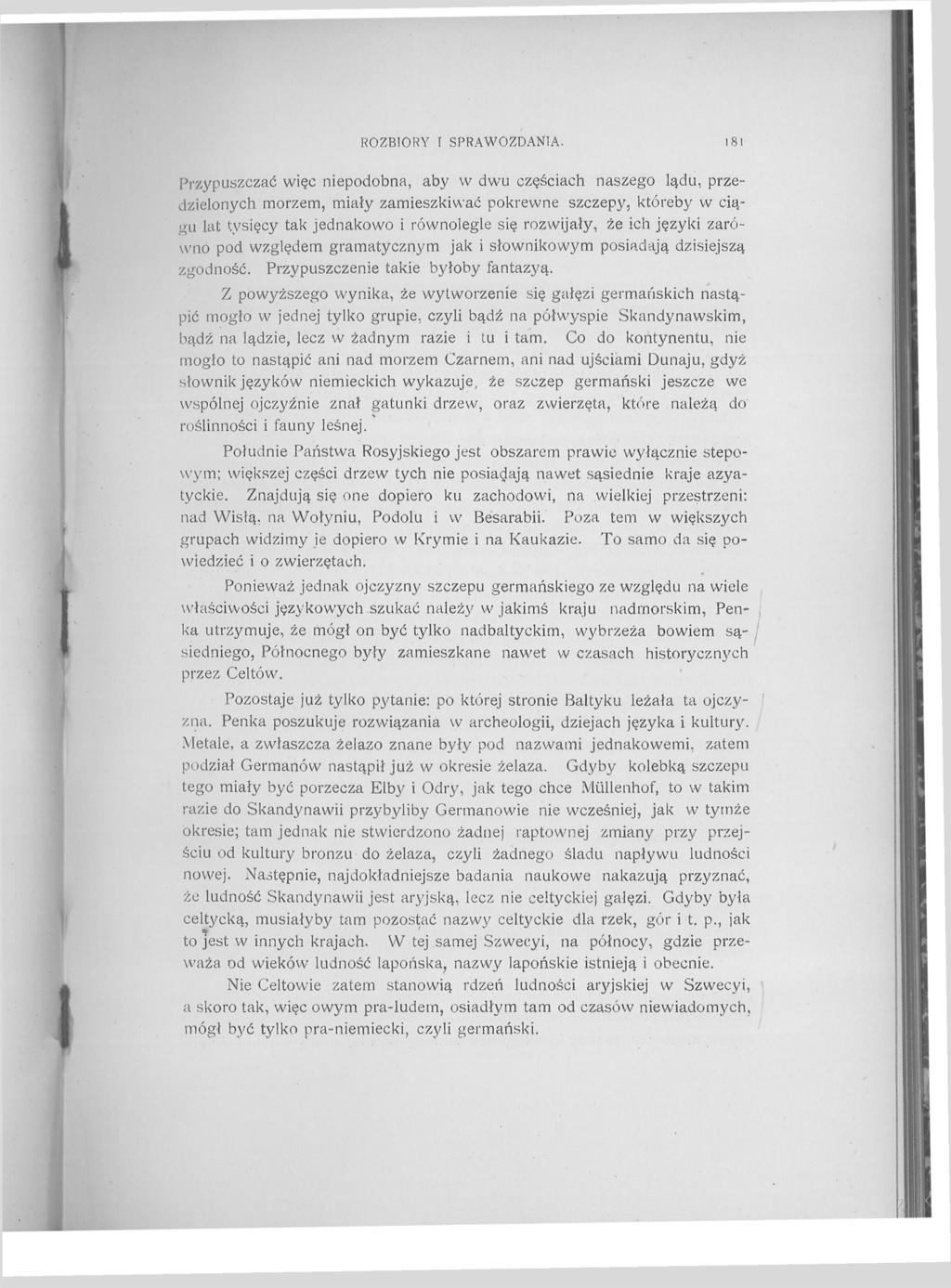 ROZBIORY Г SPRAWOZDANIA.