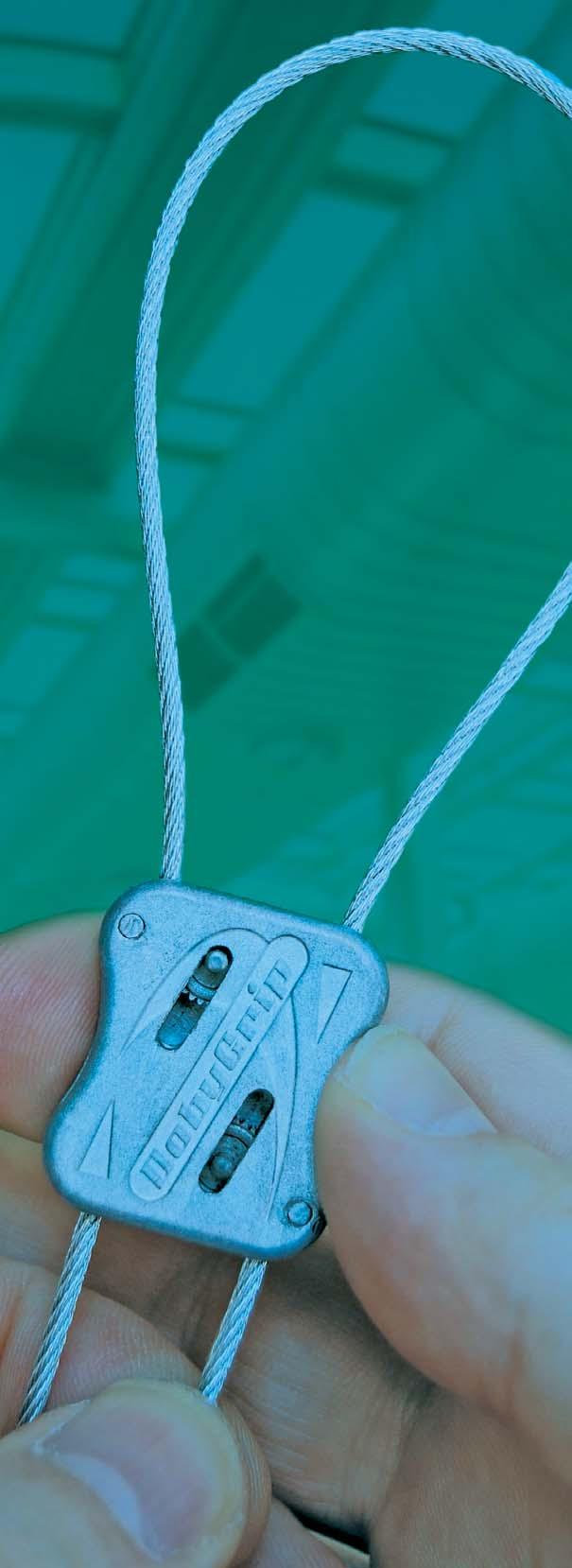 BIS DobyGrip System BIS DobyGrip jest szybką i efektywną alternatywą dla prętów gwintowanych i łańcuchów. Zapewnia nawet sześciokrotnie szybszy montaż.