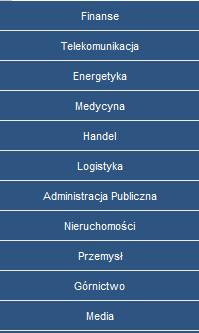dedykowanych rozwiązań klasy Business Intelligence dla poszczególnych sektorów - rys.2. Rysunek 2. Gałęzie sektora publicznego.