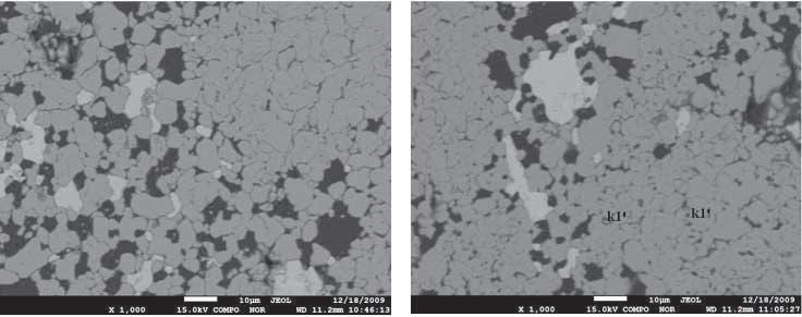 K. CZECHOWSKA, A. WRONA, L. JEDYNAK, T. WALA Rys. 5. Mikrostruktury (SEM) kompozytu nr 11. Fig. 5. Microstructures (SEM) of the composite no. 11. Literatura [1] Bartolome J.F., Diaz M., Requena J.