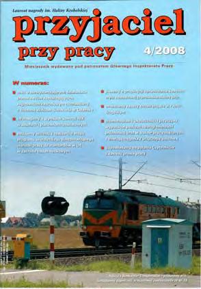 Nr 4 (695) KWIECIEŃ 2008 NIK ocenił negatywnie 3 Przyjaźnie, lecz z respektem dla prawa 6 Efekty z ograniczeniami 11 Kodeks etyki zawodowej pracowników służby bhp 13 Dwie zasady