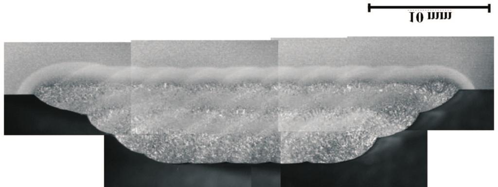 212 The horizontal distance between indentations was 0.5 mm; vertical distance was 0.25 mm and 0.5 mm depending on distance from fusion line. The same method was used for three and six layer welds.