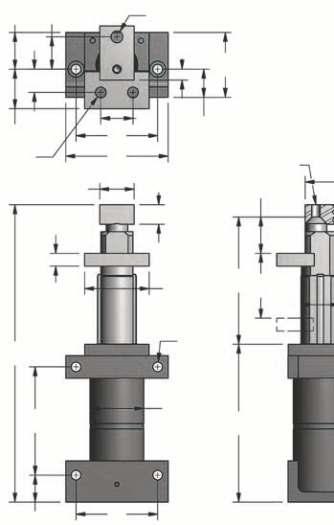 Azotowe podnośniki gazowe LN.180 Model spychający Zastosowanie specjalne LN.