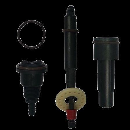 valve kit Suction tube fitting assembly (poppet, O-ring, spring,