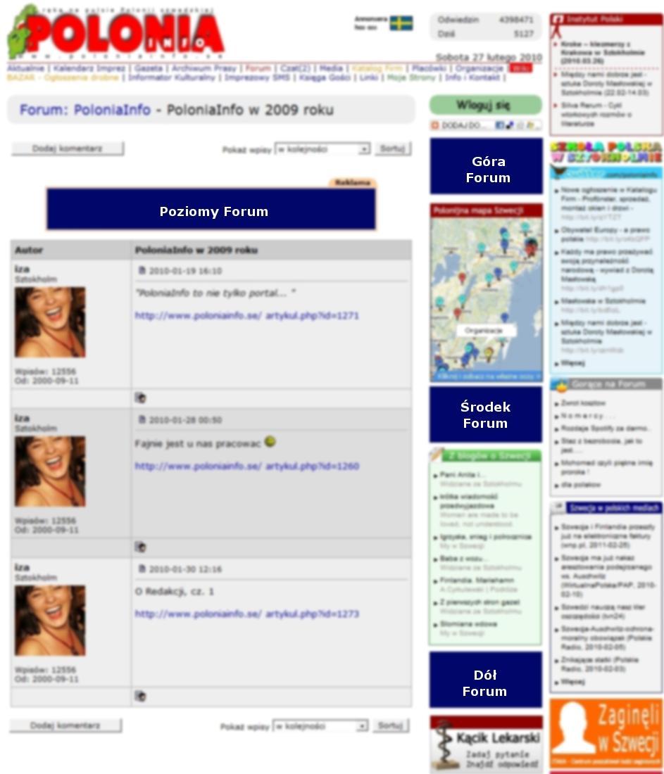 FORUM Centrum dyskusyjne PoloniaInfo. Tutaj zaglądają zarówno starzy bywalcy jak i nowoprzybyli, aby dyskutowad na temat najnowszych wydarzeo, życia w Szwecji, zasięgad rad, szukad znajomych itp.