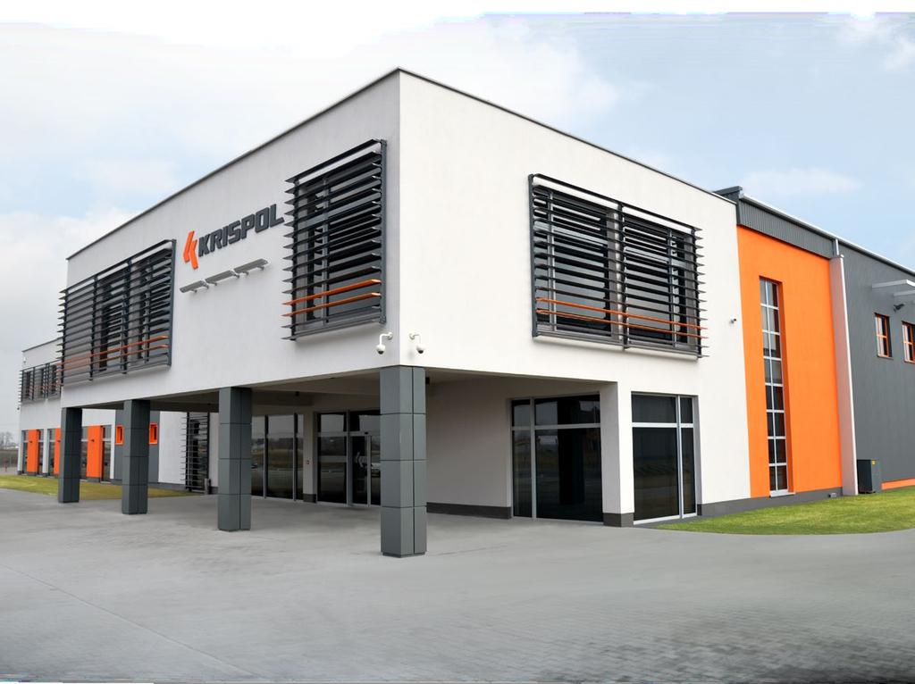 www.krispol.eu Krispol Sp. z o.o. Psary Małe, ul. Budowlana 1, 62-300 Września, tel. +48 61 662 41 00, fax +48 61 436 76 48, e-mail: biuro@krispol.pl Fabrica nr.1 Psary Małe, ul.