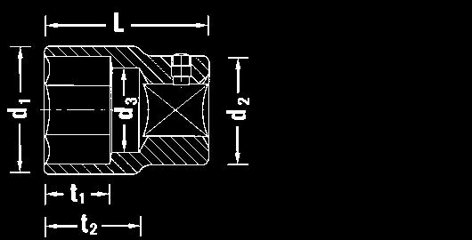 /4 20 20 74-55 c Nasadki 24/ 2725-, ASME B 07.5 M, profil AS-drive i HP -stal wysokosprawna do rozm. 8 mm, chromowane. 56 c Nasadki 24/ 2725-, ASME B 07.