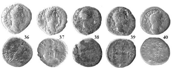 Moneta w średnim stanie zachowania. 29.M a r e k A ureliusz ( Faustyn a M ł odsza), denar (subaeratus?), lata 161-176, Rzym, RIC III 677. (zdj.