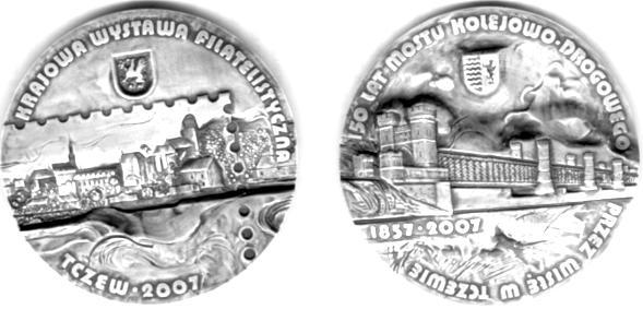 25. Z okazji Wystawy w Tczewie Mennica wybiła piękny medal pamiątkowy z