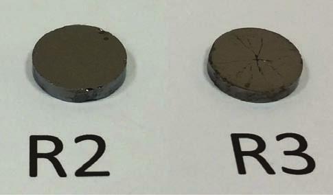 Fig. 2. Microstructure of a non-annealed parallel flat surface of the sample R1 (Bi1.1Ga5.2Ge18.6Se37.4Te37.7) (a) and as-received fractures of the R1 sample annealed at 400 C (b),(c) and (d).